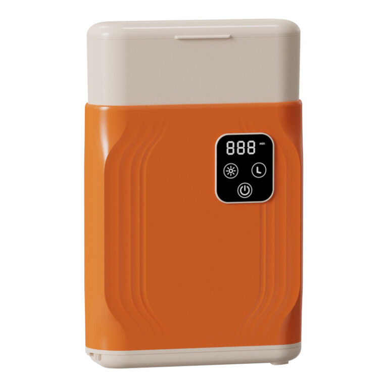 3-in-1 portable travel clothes dryer — the foldable base unit with its digital timer panel